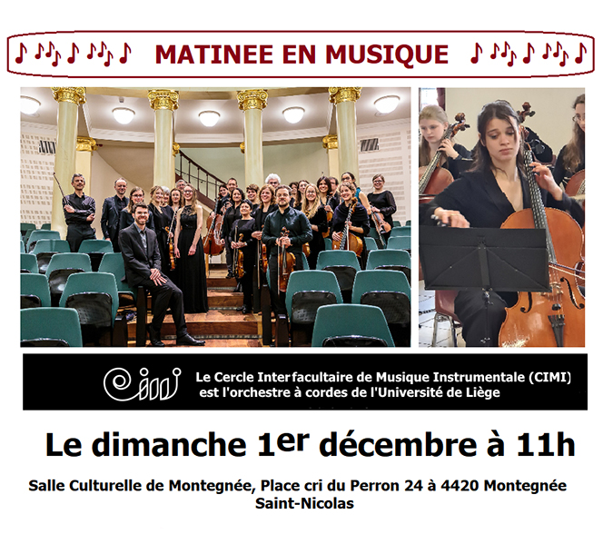 Concert 1e d&eacute;cembre