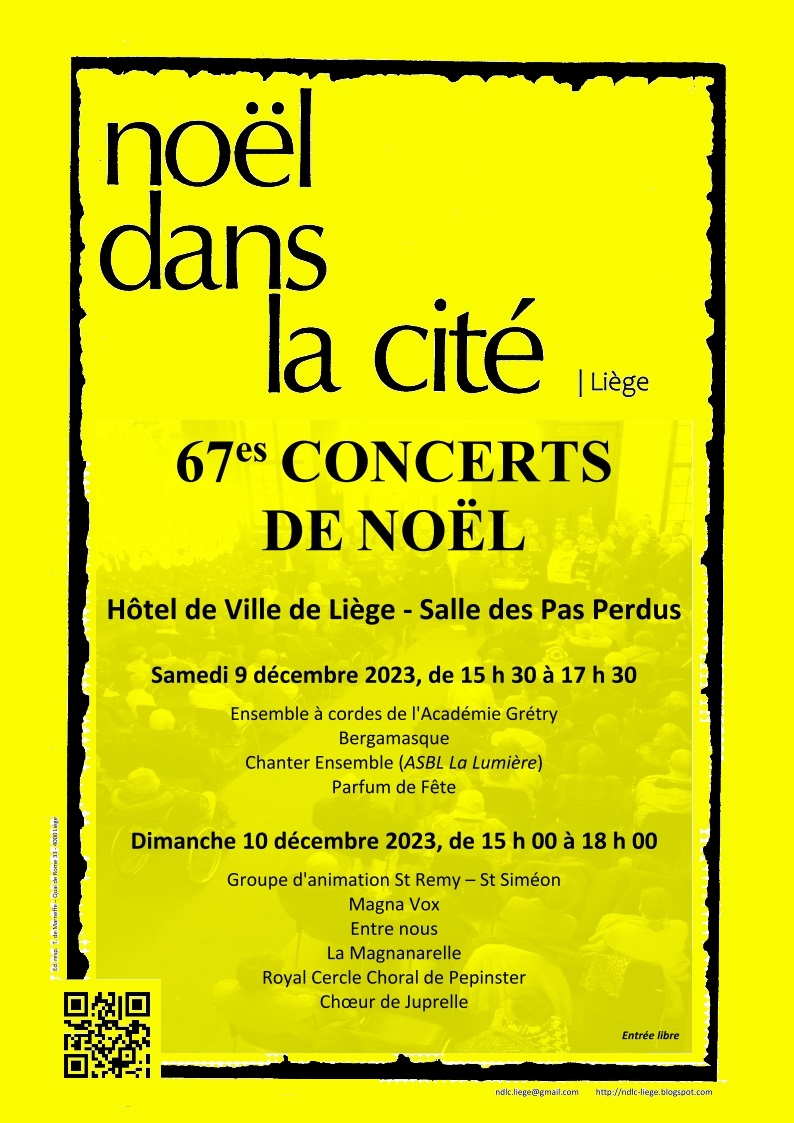 No&euml;l dans la Cit&eacute; affiche