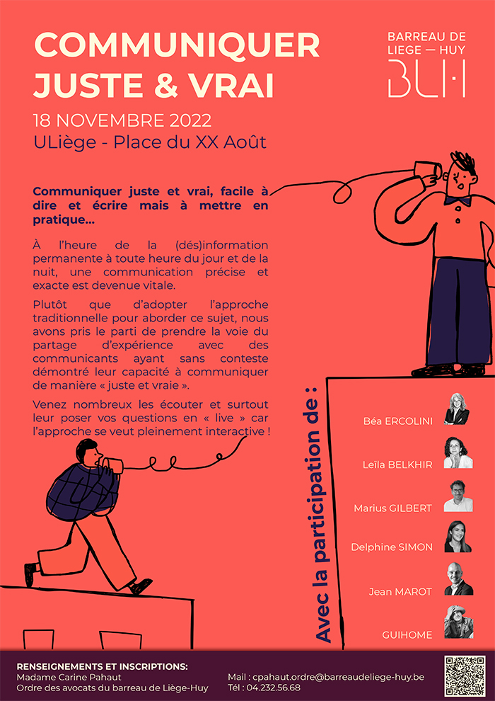 Barreau Liege affiche