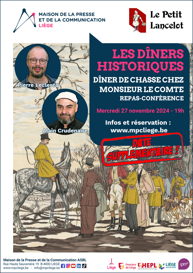 D&icirc;ner historique : D&icirc;ner de chasse chez Monsieur le Comte