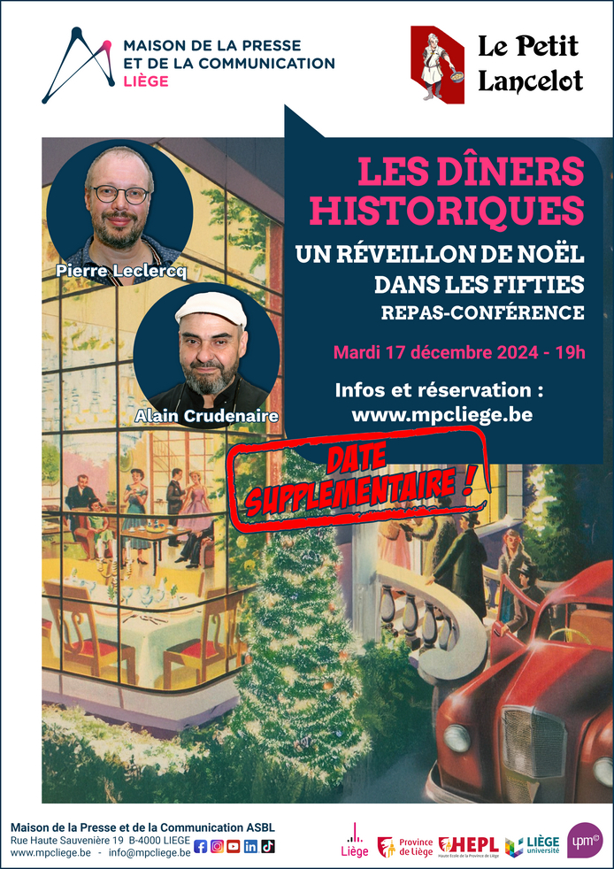 Diners historiques : Un r&eacute;veillon de No&euml;l dans les fifties