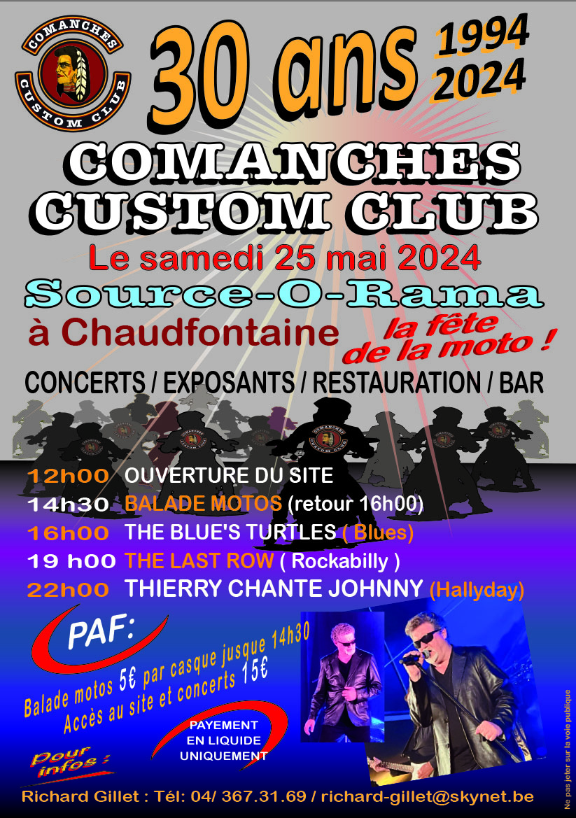 Les 30 ans du Commanches Custom Club