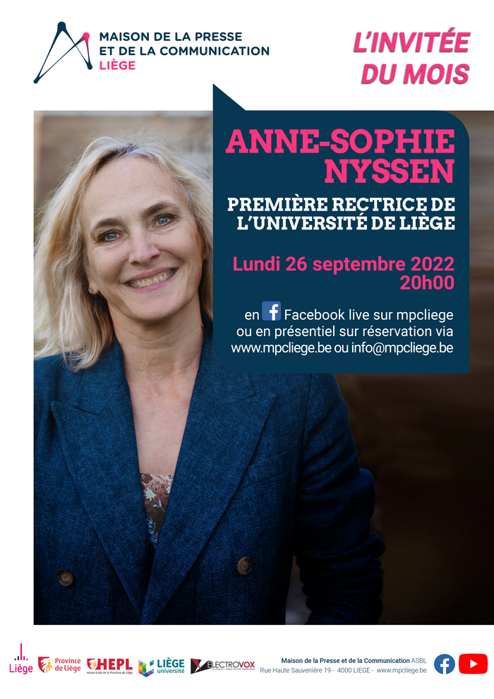 Anne-Sophie Nyssen, Rectrice ULi&egrave;ge