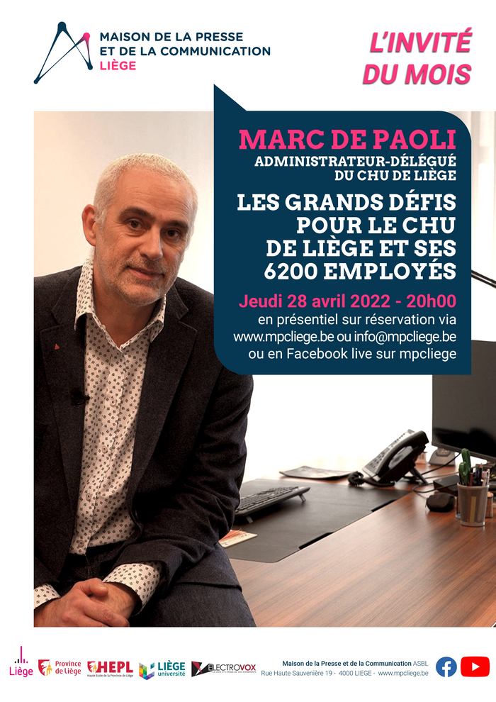 L'Invit&eacute; du mois : Marc De Paoli