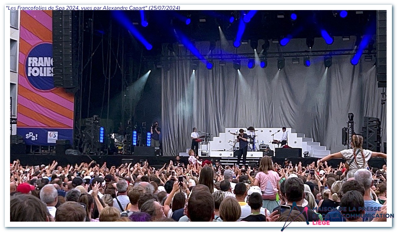 Pierre de Maere dans la foule